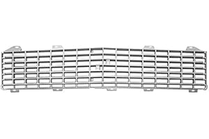 AUTO METAL DIRECT Grille Insert - Inner - Silver - 71-72 Chevy Truck Blazer Suburban
