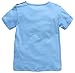 Fiream Little Boys&Girls Summer Cotton Short Sleeve T Shirt(18months to 6years)(Blue1,3T)