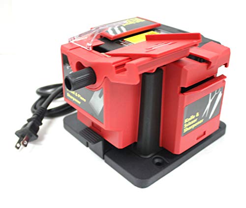 9TRADING Multi-Task Electric Knife Scissor Drill Bit Chisel Planer Sharpener 110V 65W