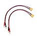 YoungRC RC XT90 to 4.0 Banana Plug Charge Cable 30cm 12AWG XT90 lipo Battery Charge Cable for RC Helicopter Quadcopter Lipo Charger(2pcs)
