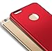 iPhone 6/6s Case, Protective PC Hard Case for Apple iPhone 6/6s, Shockproof Cover for 4.7 inches iPhone 6/6s and FREE Tempered Glass Screen Protector (Red)
