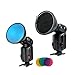 Godox Ad-s11 Witstro Flash Speedlite Accessories Godox Ad180 Ad360 Filter with for Color (Red, Blue, Green, Yellow)