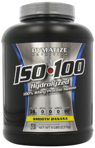 Dymatize Nutrition ISO 100,Smooth Banana, 5-Pound Dymatize Nutrition ISO 100,Smooth Banana, 5-Pound