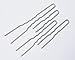 Crinkled Stainless Steel Heavy Duty Snagless Hairpins Pack of 12 Handmade Hair Pin (3 inch)