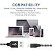 Ofuca EET-6584 USB Charging Cable, 4-Pack 3FT Phone Charger, Fast Charger Nylon Braided Cord Compatible with 8/ 8 Plus/ 7/ 7 Plus/ 6s/ 6s Plus (Black+White)