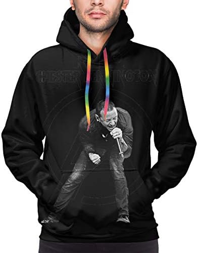 R I P Chester Bennington メンズ 新品 シンプル プリント パーカー 長袖 フード付き ゆったり 日常 上着 春