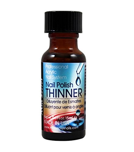 Mia Secret NAIL POLISH THINNER - DILUYENTE DE ESMALTES Full Size MADE IN USA + FREE Temporary Body Tattoo