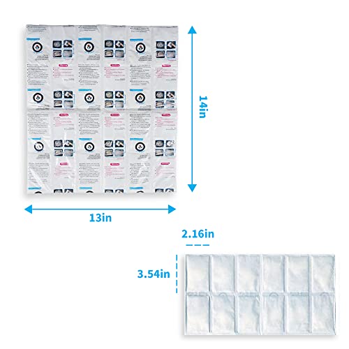 Shipping Cold Packs Dry Ice for Shipping Frozen Food, Freezer Ice Pack