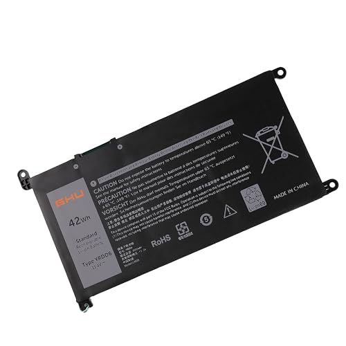 Batería GHU YRDD6 1VX1H de 42 Wh para Dell Inspiron 13 3493 5480 15 3582 3583 3593 3584 Inspiron 15 5000 5582 5584 5593 5594 5598 5585 Vostro 3491 5481 5581