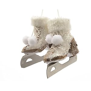 Schaatsen foam hang l10b14h6 cm wit