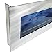 Aussie Aquariums 2.0 Wall Mounted Aquarium – Panoramic – Brushed Silverthumb 1