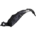 CarPartsDepot Front Left Driver Side Fender Liner Inner Panel Splash Guard 2011-2013 Compatible With HYUNDAI Sonata HY1248124