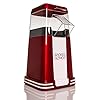 WICKED GIZMOS ® New Retro Electric Healthy Fat Free Popcorn Maker 1200w Power – Easy to Make Healthier Snack Popcorn…