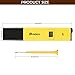 Homdox Portable pH Tester High Accuracy Handheld pH Meter Yellow with 2xpH Buffer Powders