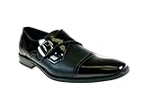 Ferro Aldo Men's 19308 Monk Strap Loafers