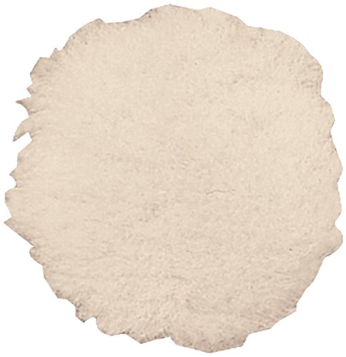 Dynabrade 90028 3-Inch Diameter Synthetic Wool Reattachable Hook-Face Backing Polishing Pad, Polishing/White, White