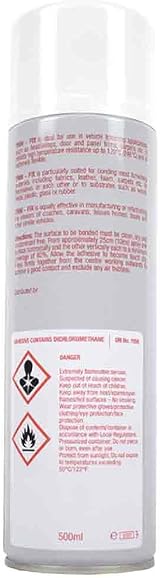 Trim Fix 12x 500ml High Temp Adhesive Spray Van Lining Headlining Automotive view 2