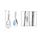 EleQueen 925 Sterling Silver CZ Teardrop Hook Dangle Earrings Made with Austrian Crystals Iridescent Aurora Borealis AB, Valentine's Day/Mother's Day/Christmas Jewelry Gift for Girlfriend/Mom