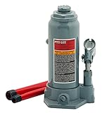 Pro-Lift B-006D Grey Hydraulic Bottle Jack - 6 Ton Capacity