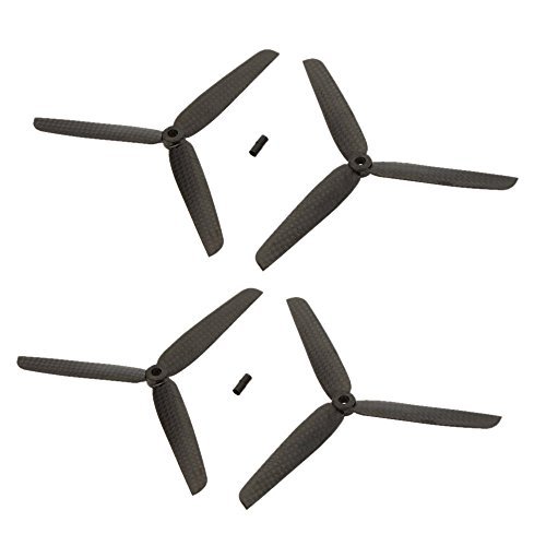 CrazeponyÂ® 2 Pairs 6030 Carbon Fiber 3-blade CW CCW Propeller Prop for QAV250/280 H250 Multirotor Quadcopter