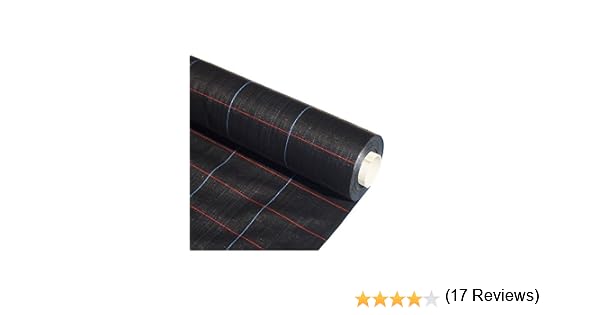 Jardin202 2 x 50 m - Malla Antihierbas (Negro) 120gr - Rollos ...