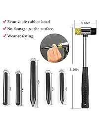 Manelord Kit de reparación de abolladuras de carrocería, extractor de abolladuras de coche con extractor de abolladuras doradas PDR para extracción automática de abolladuras corporales, abolladuras menores y eliminación de abolladuras profundas.