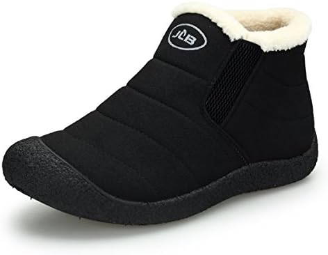 BADIER Womens Snow Boots Mens Indoor Winter Warm Sneakers Outdoor Waterproof Boots Hiking Shoes Non-Slip Slippers