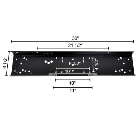 MegaBrand 36" Winch Mounting Plate 13000 lb Capacity