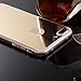 iPhone 7 Plus/8 Plus Mirror Case, YMCCOOL Luxury Mirror Clear Slim TPU Bumper Shock-Absorption Anti-Scratch Protective Case Cover Bright Reflection for iPhone 7 Plus/8 Plus 5.5