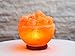 Rakaposhi Natural Himalayan Salt Chip Bowl Lamp, Authentic Stone Mineralamp, Premium Quality Wood Base with Dimmer Switch