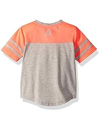 Reebok - Camiseta de malla para niña