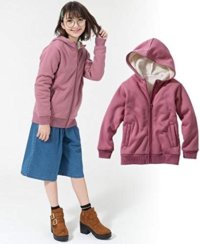 Amazon Nissen ニッセン 裏ボアジップアップ パーカー 男の子 女の子 子供服 ジュニア服 キッズ 男の子 女の子 兼用 ダーク ピンク 1 コート ジャケット 通販