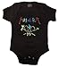 Metallica Crayon Unisex Baby Romper Infant Bodysuit, Black
