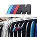 Black M Power Car Front Grill Badge Logo EMBLEM FOR BMW
