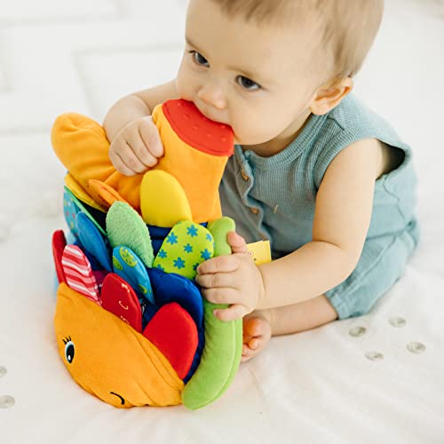 Melissa & Doug Flip Fish Soft Baby Toy Tummy Time Sensory Toy with