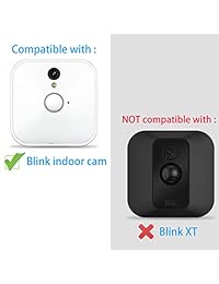 Soportes de montaje en pared para cámara Blink interior, cubierta resistente a la intemperie y soporte de metal de rotación de 360° para sistema de seguridad de la cámara Blink Home, conjunto de montaje en pared para Blink