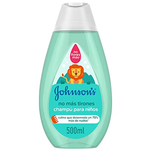 Champú No Más Tirones para Niños y Bebés, Deja el Cabello Suave y Manejable, Desenreda Cabello Largo o Rizado, 500 ml