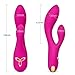 IMO Upgraded Rabbit G-spot Vibrator, Waterproof and Rechargeable Clitoris Vagina Vibrating Massager Sex Toy for Women or Couples