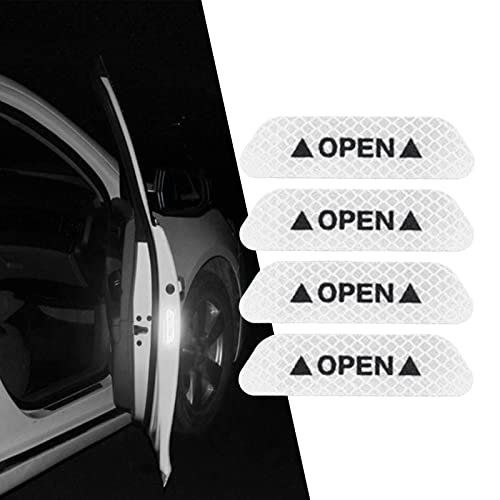 Fogfar 4 PCS Door Open Warning Reflective