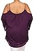 Modern Kiwi® Solid Off-The-Shoulder High Low Plus Size Tunic Top (1X-4X)