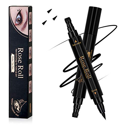 2 in 1 Eyeliner Stamp Winged ,Waterproof and Smudge proof Doubleheaded