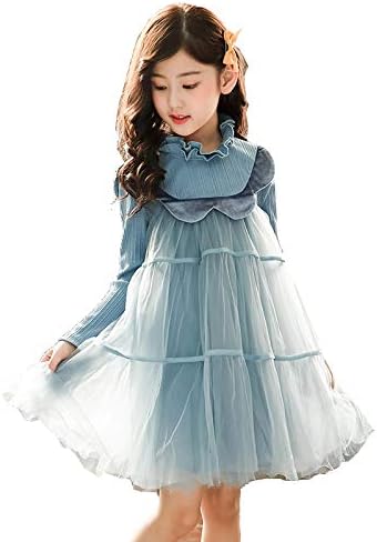 Amazon 女の子 ワンピース 発表会 140 長袖 子供 ワンピース 女の子 春 ワンピース かわいい 通園 通学 キッズ ガールズ 子供服 ワンピース チュニック 通販