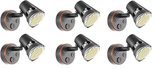 Gold Stars RV Reading Light MR16 Base LED Bulb 12v (Oil Rubbed Bronze) 6 Pack