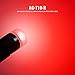 SIRIUSLED AG Super Bright 300 Lumen Ultra Compact LED Interior Light Bulb Size 168 175 194 2825 Pack of 4 Color Red