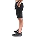 BROKIG Men's Stretch Gym Shorts,Workout Running Active Sweat Shorts with Pockets
