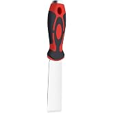 ROTATION 1.2" Stainless Steel Putty Knife, Scraper with Hammer End | Soft Grip, Heavy Duty, Extra Thick