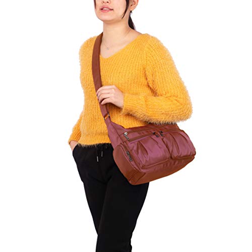 1 Crossbody+Pocket+Shoulder+Waterproof+Handbags