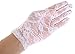 AshopZ Women's Classy Floral Lace Wedding Gloves