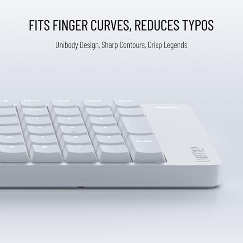 LOFREE Flow2 Teclado mecánico de perfil bajo, cuerpo de aluminio CNC con montaje en junta, inalámbrico de tres modos, intercambiable en caliente y compatible con VIA, barra táctil lateral, para Mac