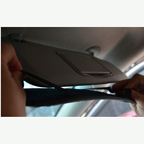 LOZOME Car Sun Visor CD Holder Vehicle Organizer,PU Leather, Auto Interior Accessories 13 Pocket CD, DVDs Storage Case, Registration, Document and Ticket Personal Belonging Storage Pouch Organizer